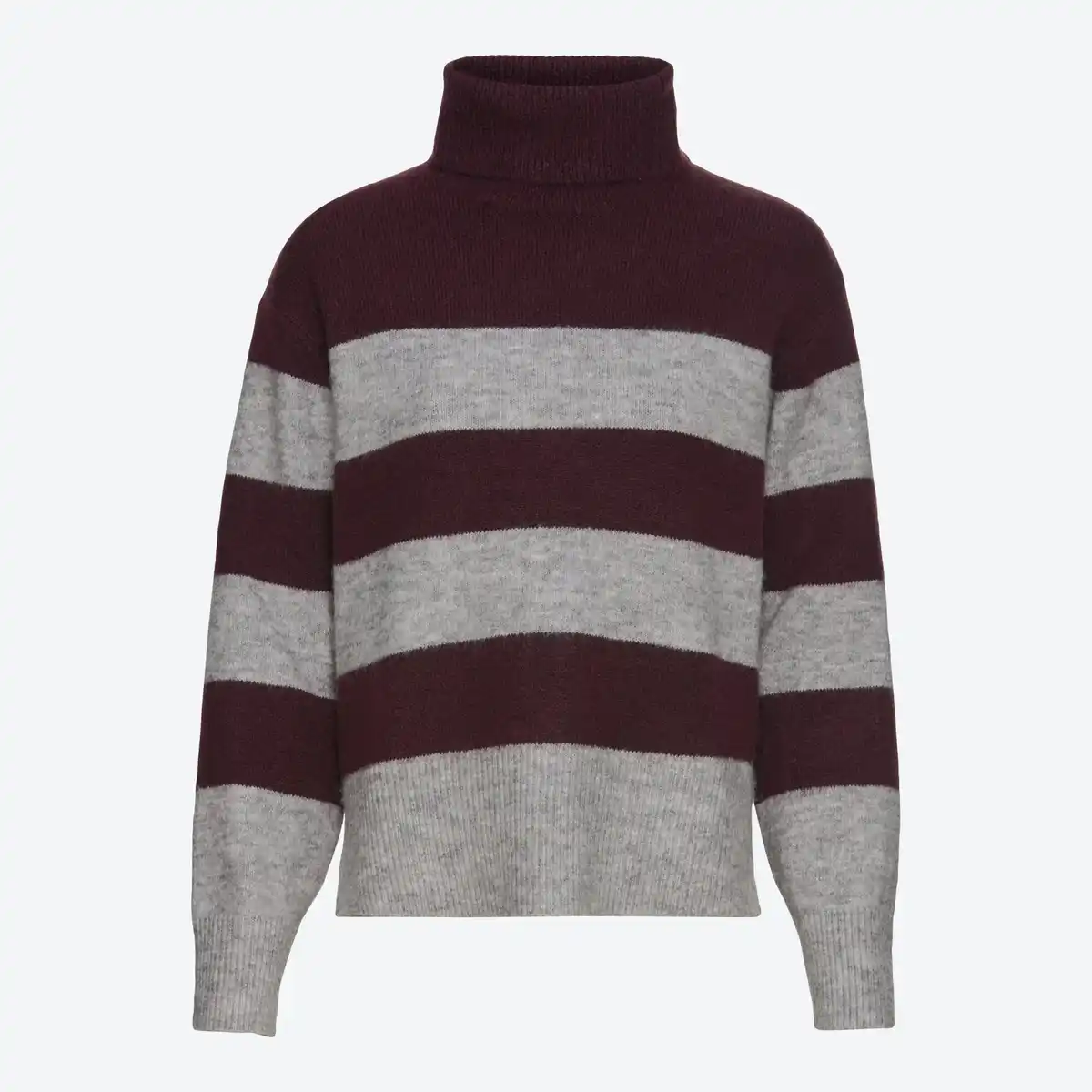 Bild 3 von Damen-Ringelpullover mit Rollkragen