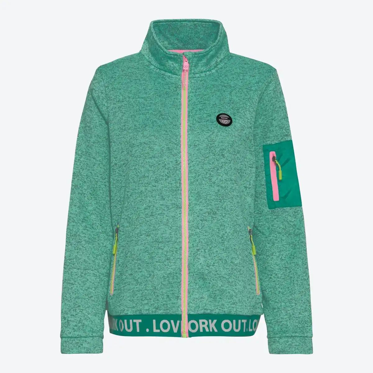 Bild 1 von Damen-Fleecejacke mit Stehkragen