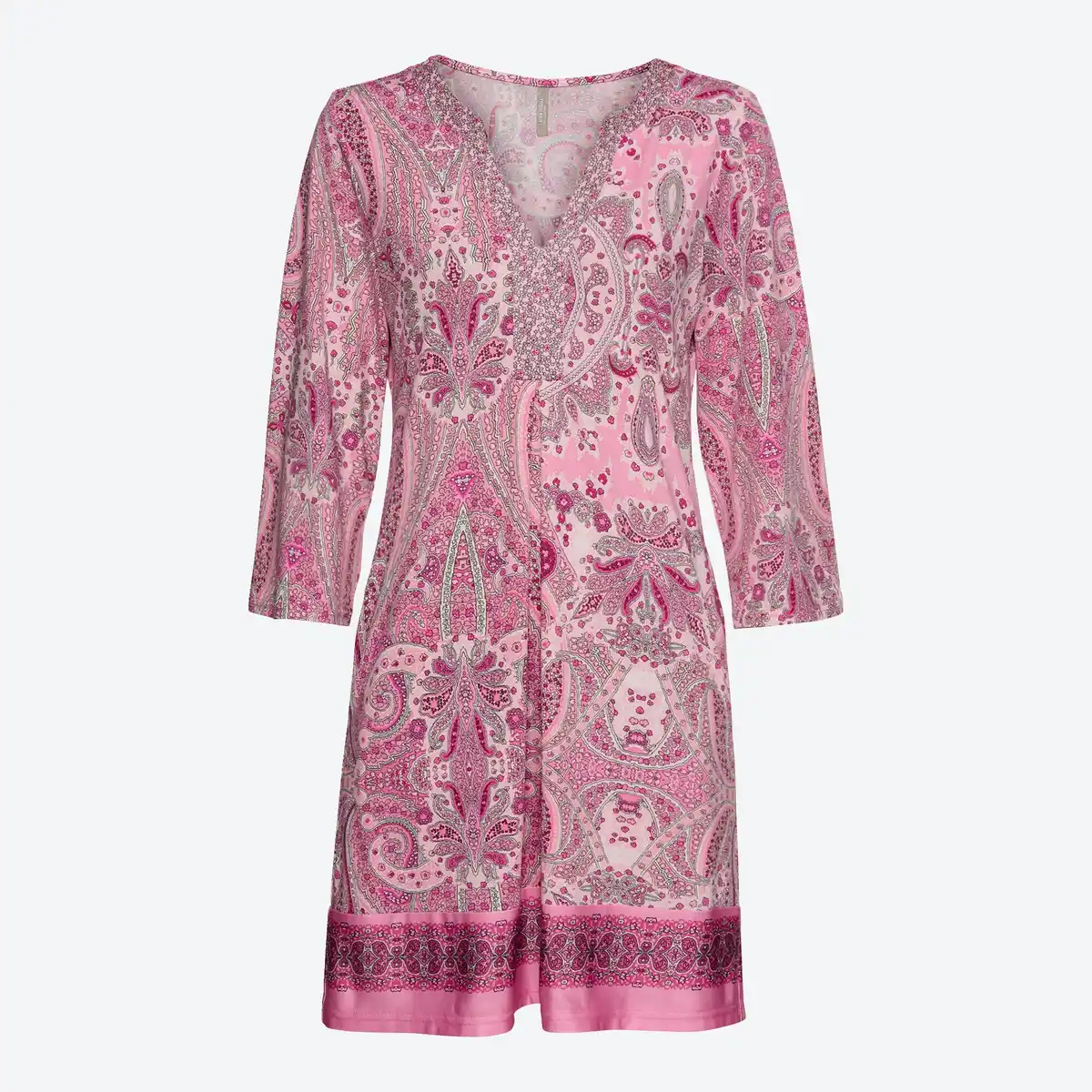 Bild 1 von Damen-Tunika-Kleid mit V-Ausschnitt