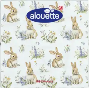 alouette Serviette Hasen