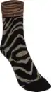 Bild 3 von under2wear 2er Pack Leo/Zebra Socken mit Glitzer Gr. 35/38