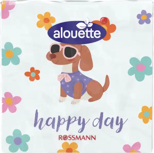 Bild 2 von alouette Cocktail-Serviette Dackel