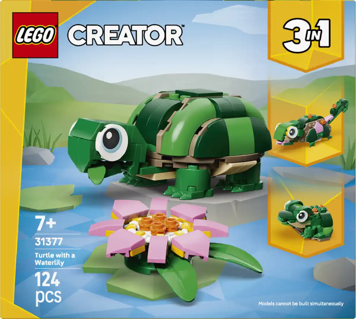 Bild 1 von LEGO 31377 Schildkröte mit Seerose