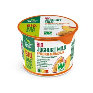 NUR NUR NATUR Bio-Joghurt mild 250 g, Pfirsich-Maracuja