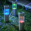 Bild 1 von Solarstecker aus Edelstahl, 3er-Pack, Ø ca. 4,5 cm