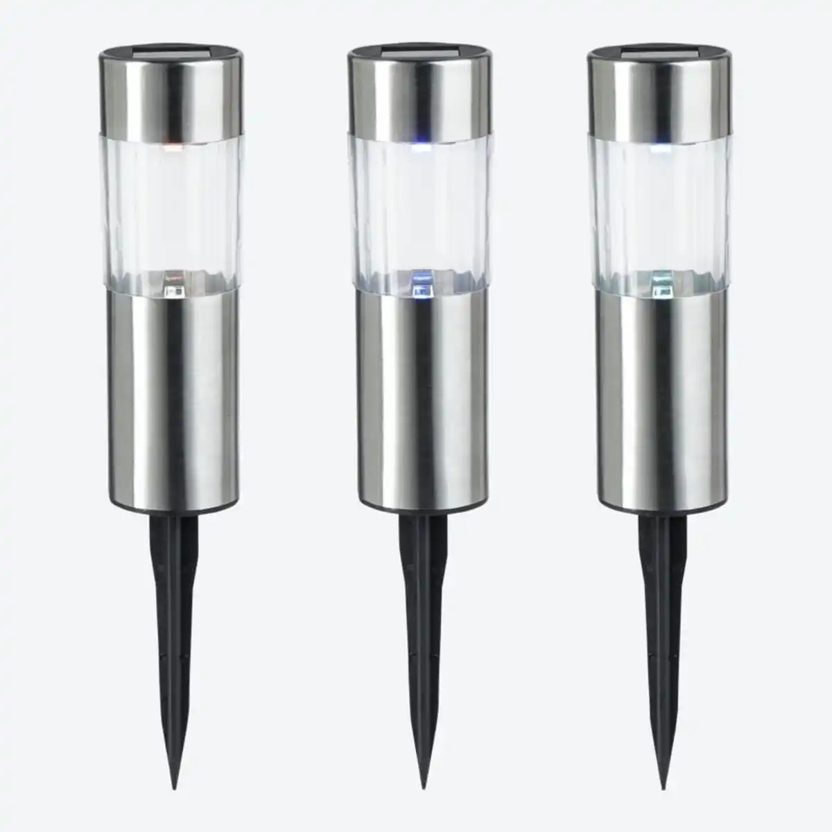 Bild 2 von Solarstecker aus Edelstahl, 3er-Pack, Ø ca. 4,5 cm