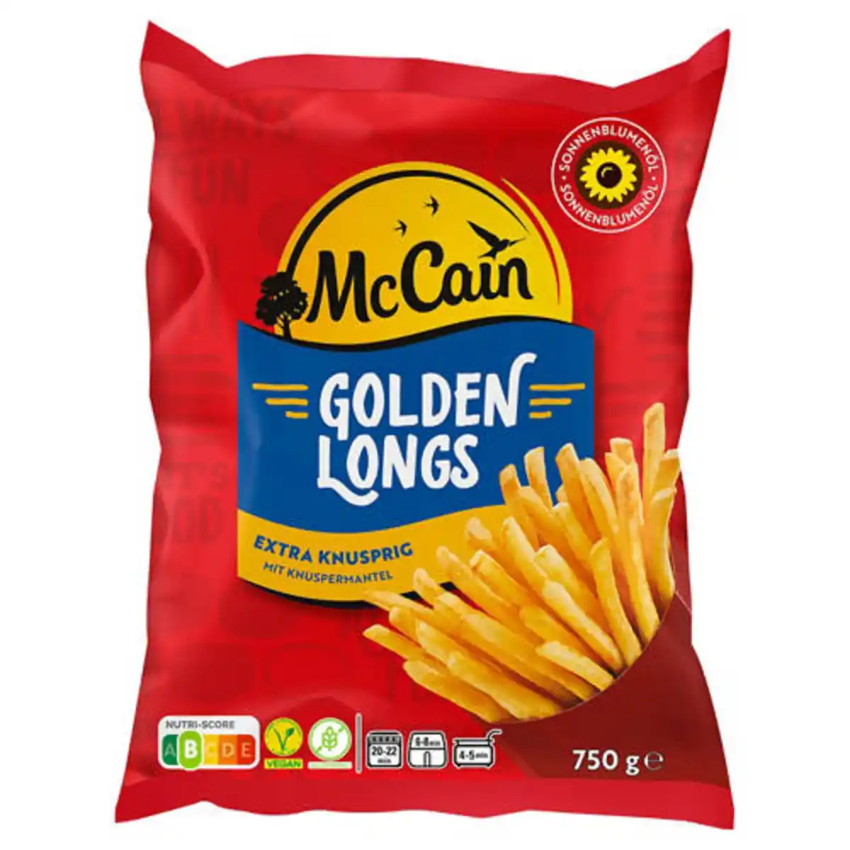 Bild 1 von MCCAIN Golden Longs Pommes 750 g