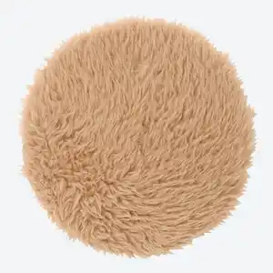 Deckchen mit flauschiger Vorderseite, Ø ca. 33 cm
