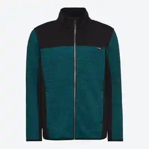 Herren-Fleecejacke mit Stehkragen