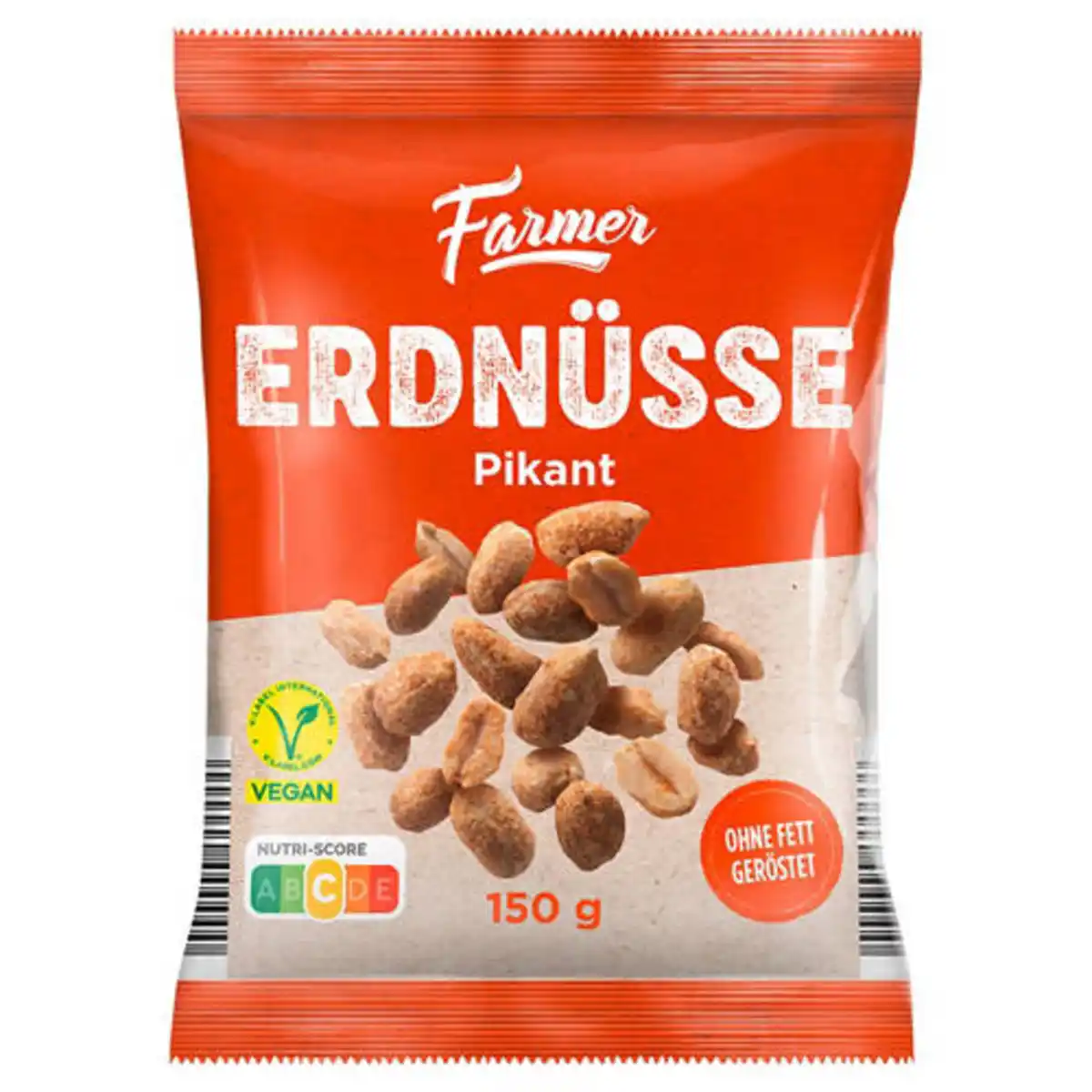 Bild 1 von FARMER Erdnüsse trockengeröstet 150 g, Pikant