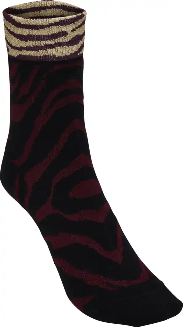 Bild 2 von under2wear 2er Pack Leo/Zebra Socken mit Glitzer Gr. 35/38