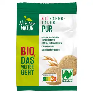 NUR NUR NATUR Bio-Hafertaler 150 g, Pur