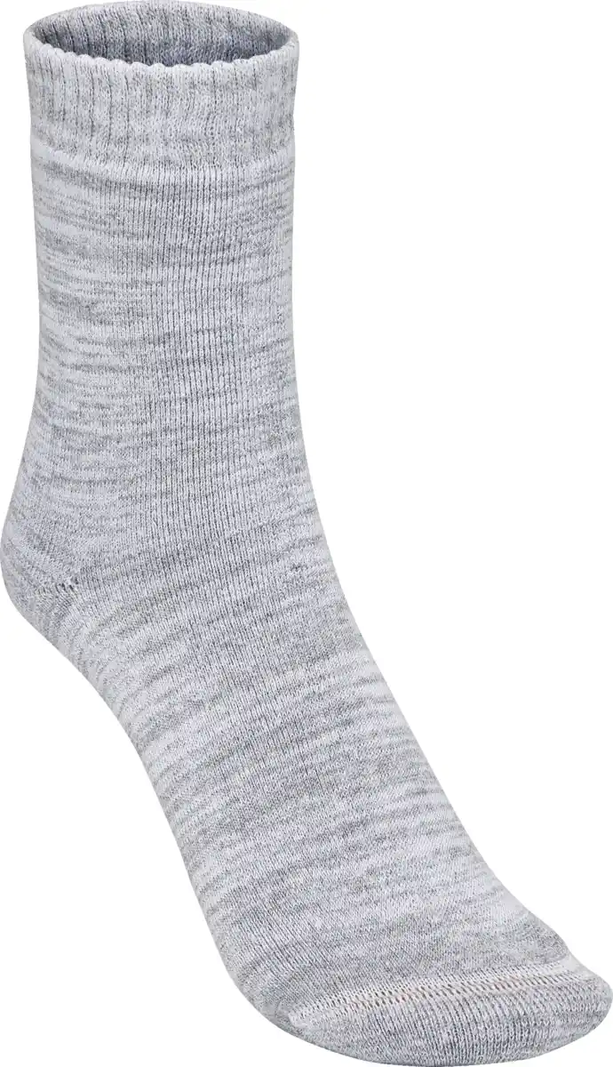 Bild 3 von under2wear Relax Socke mit Bündchen DP grau/rosa Gr. 35/38