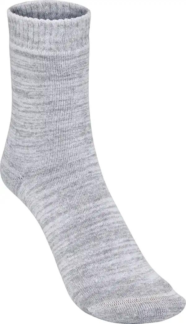 Bild 3 von under2wear Relax Socke mit Bündchen DP grau/rosa Gr. 35/38