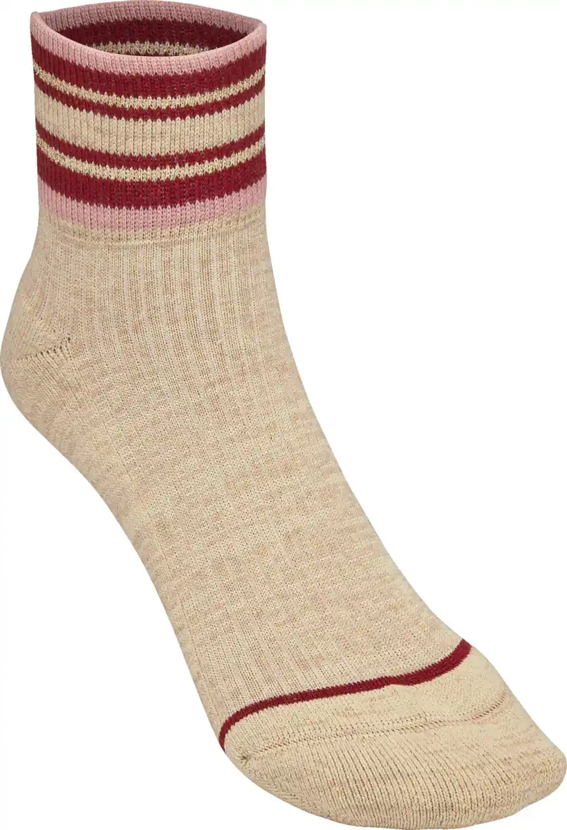 Bild 2 von under2wear 2er Crew Socks Kurzschaft Beige Melange Gr. 39/42