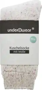 under2wear Kuschelsocke mit Wolle rosa Multi Gr. 35/38