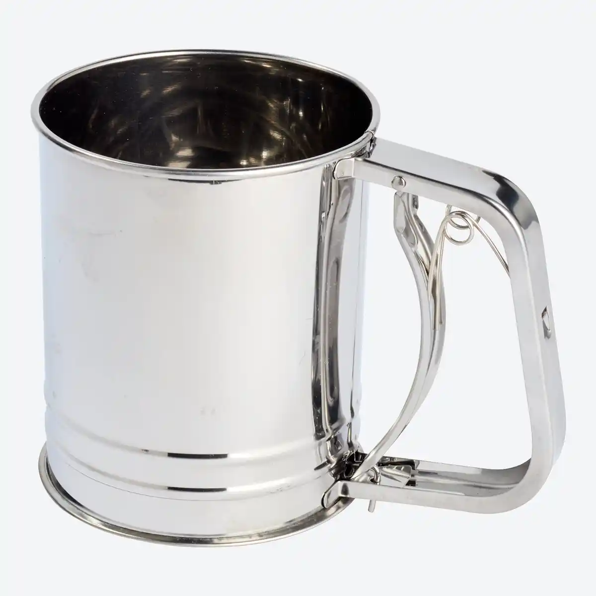 Bild 1 von Mehl- und Puderzuckersieb aus Edelstahl, ca. 9,5x15,5x13 cm