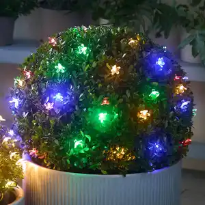 Solar-Lichterkette "Blumen", ca. 8,35 m