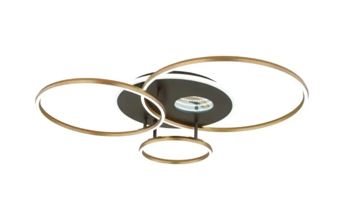 Bild 4 von LED-Deckenleuchte Invertina, goldfarbig, inkl. Fernbedienung