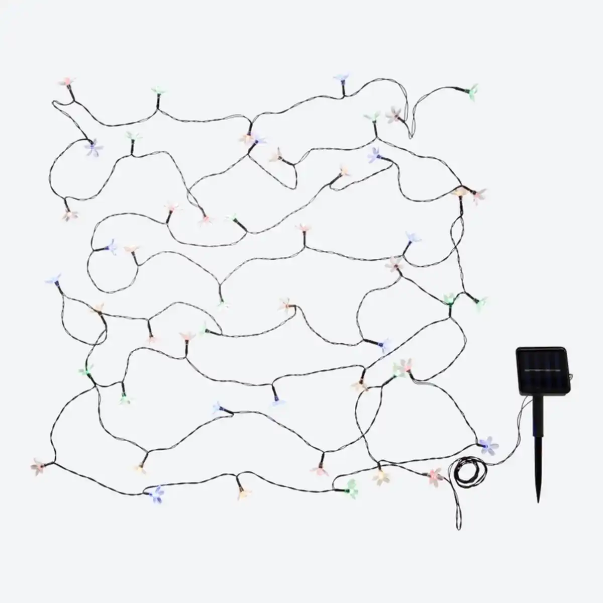 Bild 2 von Solar-Lichterkette "Blumen", ca. 8,35 m