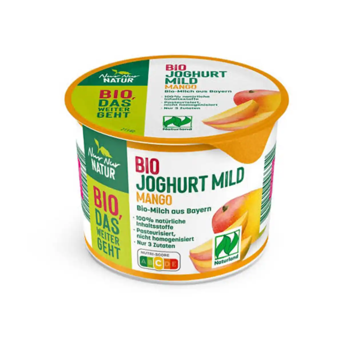 Bild 1 von NUR NUR NATUR Bio-Joghurt mild 250 g, Mango