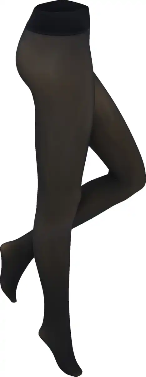 Bild 2 von under2wear Transparent Look Strumpfhose schwarz Gr. L (44/46)