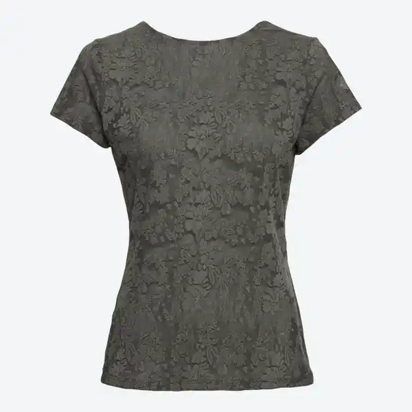 Bild 2 von Damen-T-Shirt mit Rundhalsausschnitt