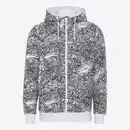 Bild 2 von Herren-Hoodie-Jacke mit Tunnelzug