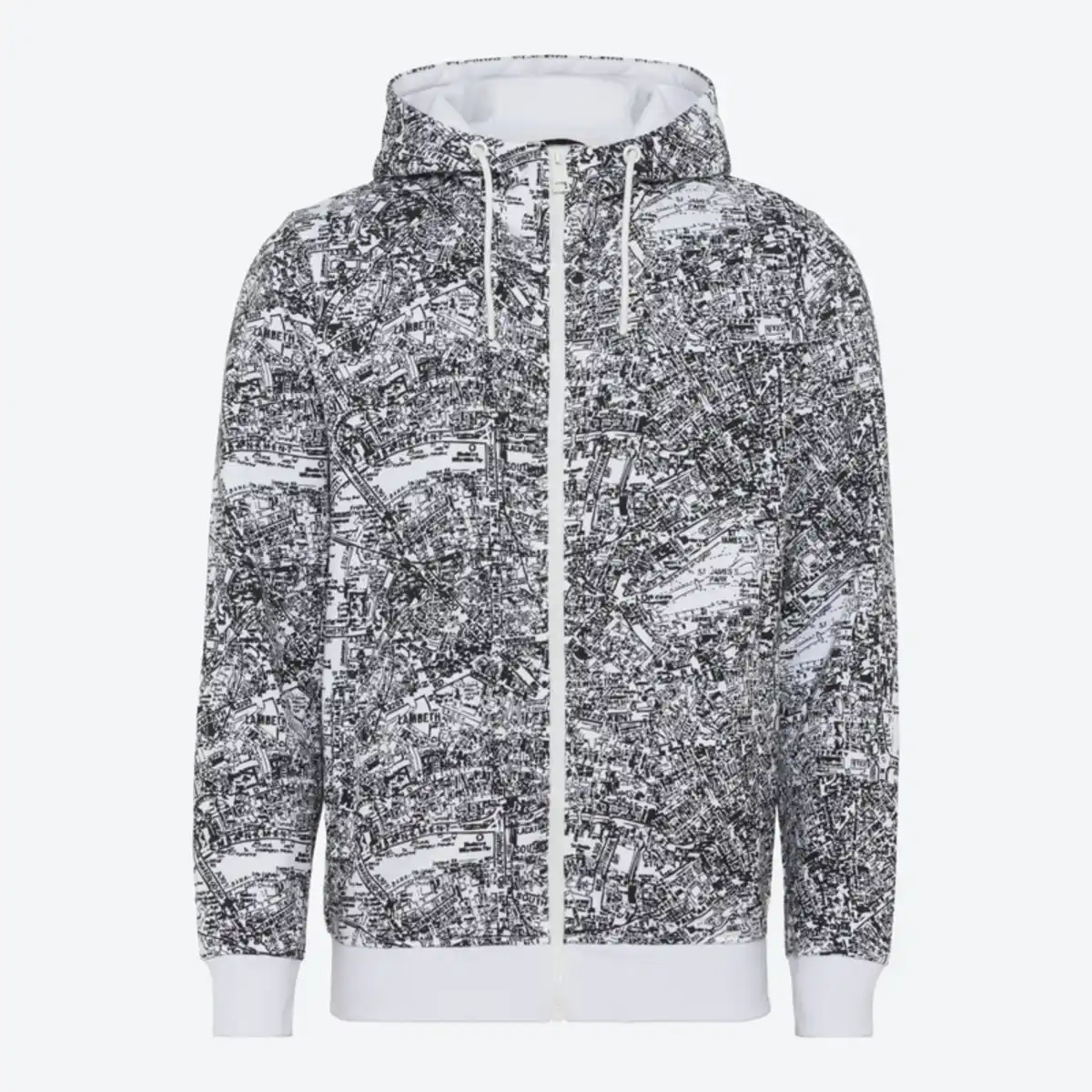 Bild 2 von Herren-Hoodie-Jacke mit Tunnelzug