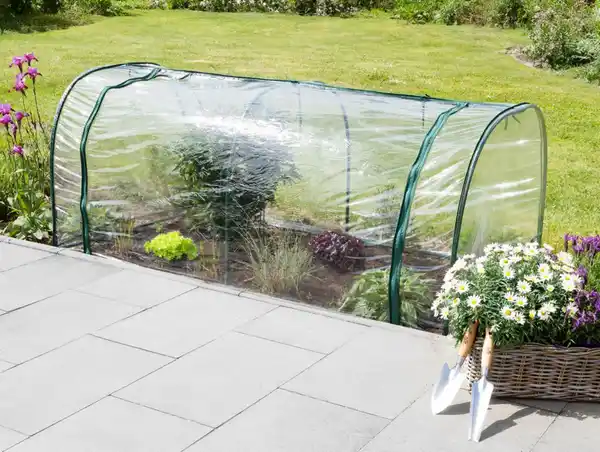 Bild 4 von Tunnelgewächshaus  aus PVC und Stahl ca. 200x100x80 cm