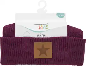 under2wear kids Strick-Mütze Beere Mädchen