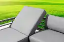 Bild 4 von 14tlg. Alu-Lounge SEBASTIAN Ecksofa Set - Anthrazit