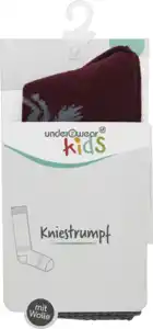 under2wear kids Kniestrumpf mit Wolle Pferd beere Gr. 23/26