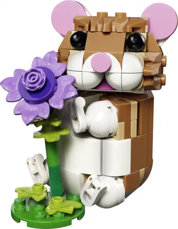 Bild 3 von LEGO 31376 Niedlicher Hamster mit Blume