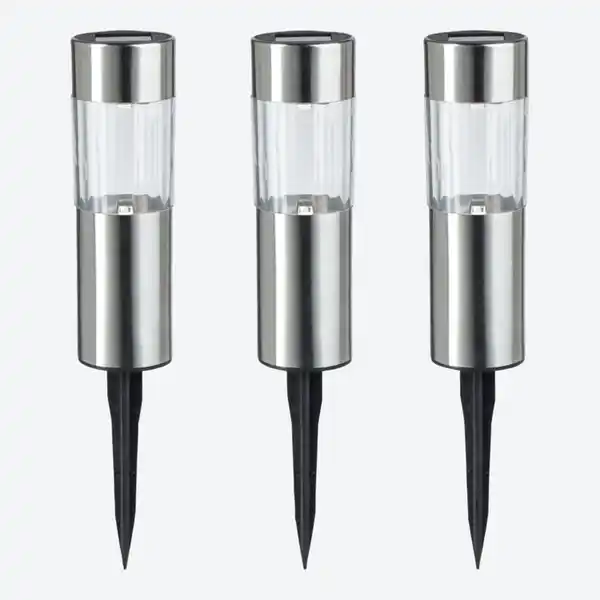 Bild 4 von Solarstecker aus Edelstahl, 3er-Pack, Ø ca. 4,5 cm