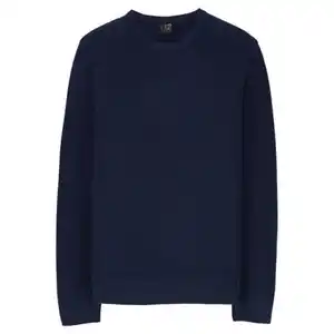 UP2FASHION MEN Herren Struktur-Pullover, Marineblau, M