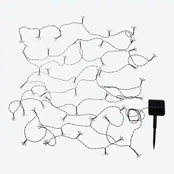 Bild 4 von Solar-Lichterkette "Blumen", ca. 8,35 m