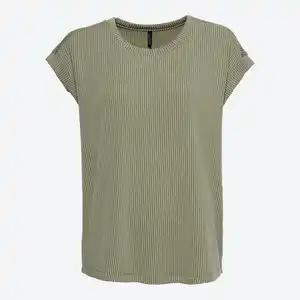 Damen-T-Shirt mit überschnittenen Ärmeln