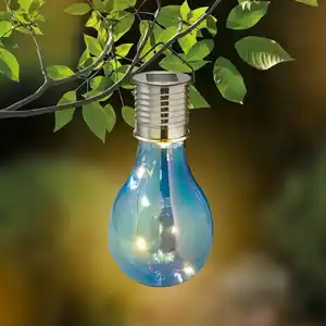 Solar-Glühbirne mit Holo-Effekt, Ø ca. 7,5 cm