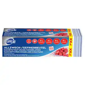 POWER FORCE Gefrierbeutel, 75er Set