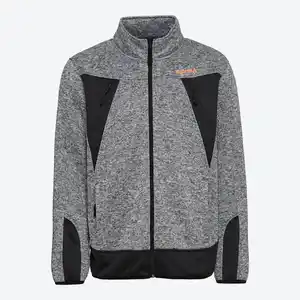 Herren-Fleecejacke mit Stehkragen