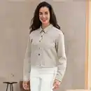 Bild 1 von Damen-Jacke mit Broderie-Anglaise-Einsatz