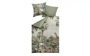 Satin Wendebettwäsche Dakota, mehrfarbig, 135 x 200 cm