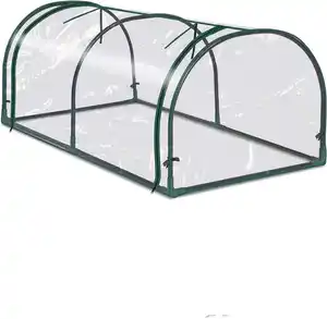 Tunnelgewächshaus  aus PVC und Stahl ca. 200x100x80 cm