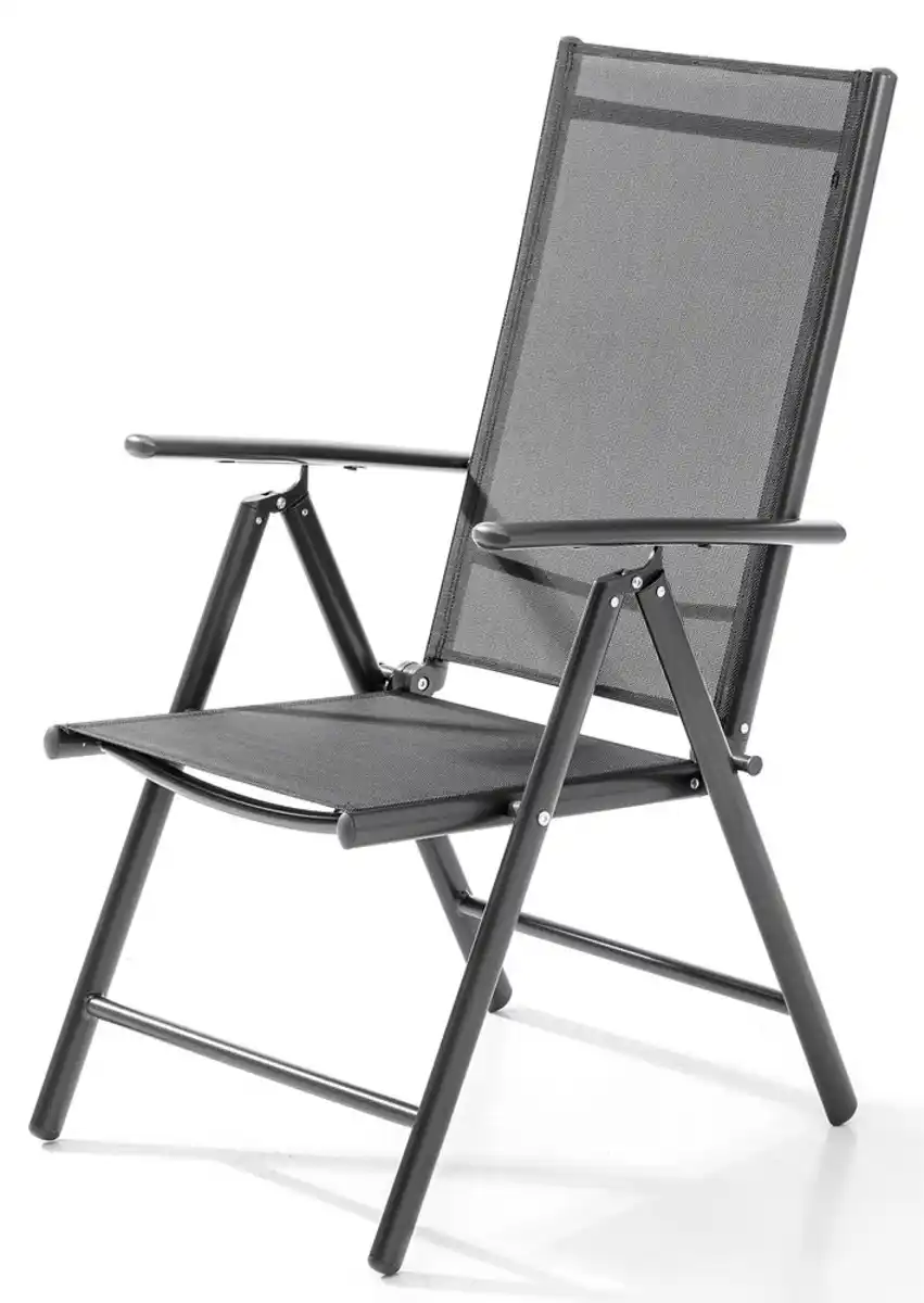 Bild 3 von Aluminium-Sitzgruppe 7tlg. klappbar - Anthrazit