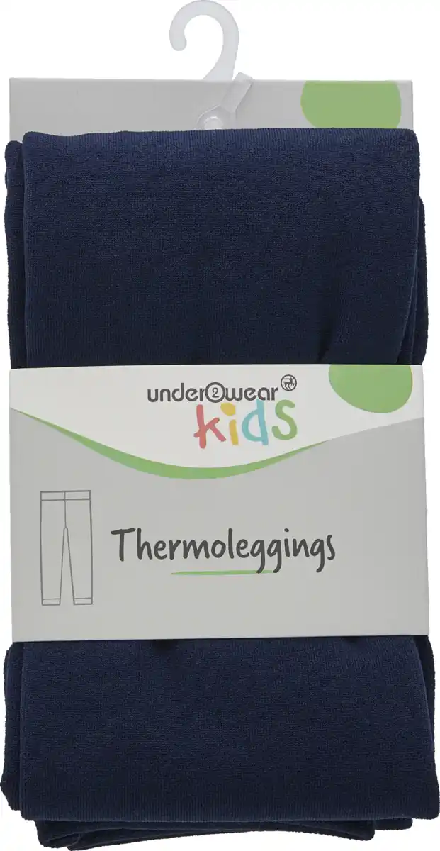 Bild 1 von under2wear kids Thermoleggings navy Unisex Gr. 134/140