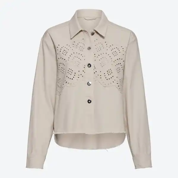 Bild 3 von Damen-Jacke mit Broderie-Anglaise-Einsatz