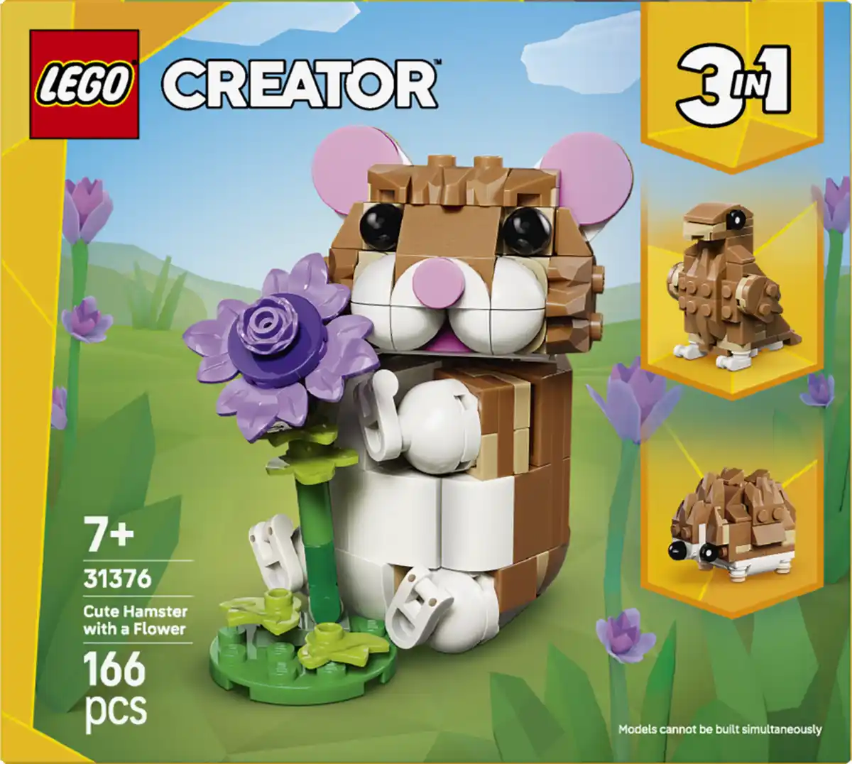 Bild 1 von LEGO 31376 Niedlicher Hamster mit Blume