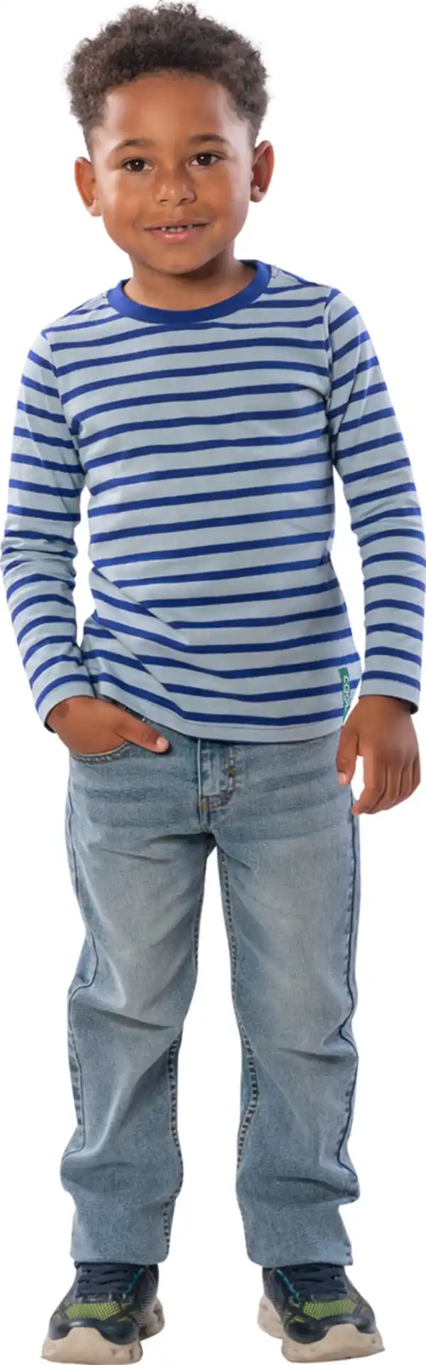 Bild 2 von IDEENWELT Kinder Jeanshose blau Gr. 110/116