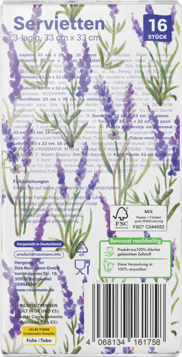 Bild 3 von alouette Bistro-Serviette Lavendel